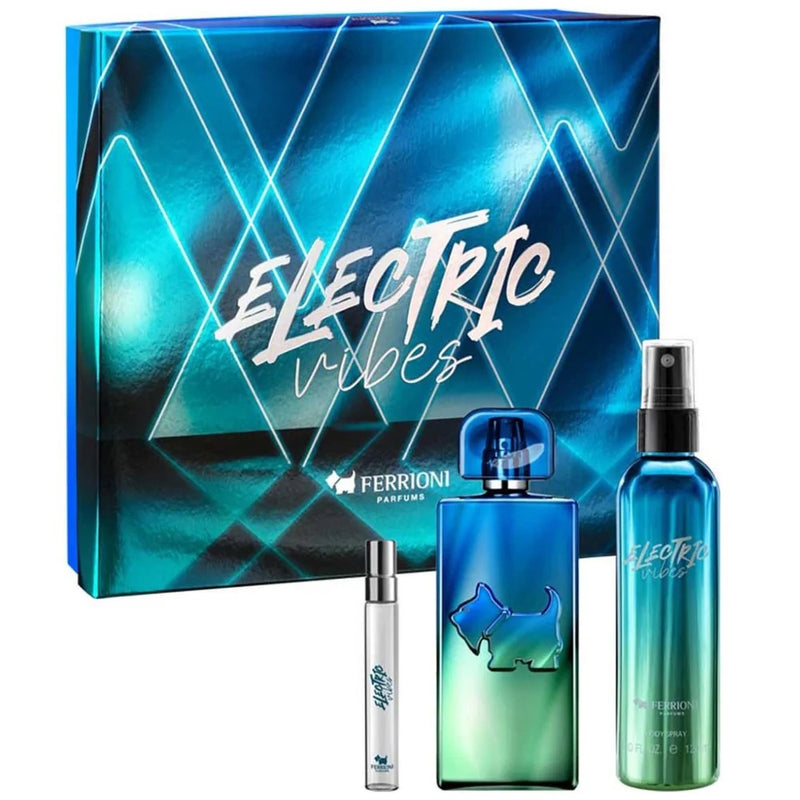 Electric Vibes para hombre / SET - 100 ml Eau De Toilette Spray