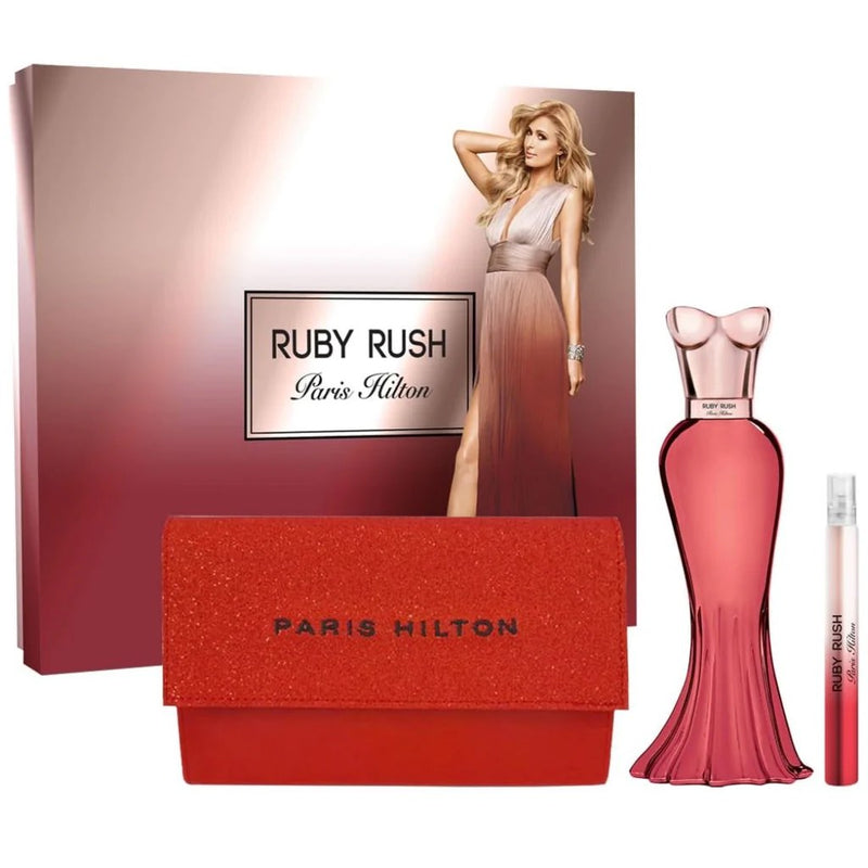 PARIS HILTON - Ruby Rush para Mujer / SET - 100 mL Eau de Parfum Spray ...