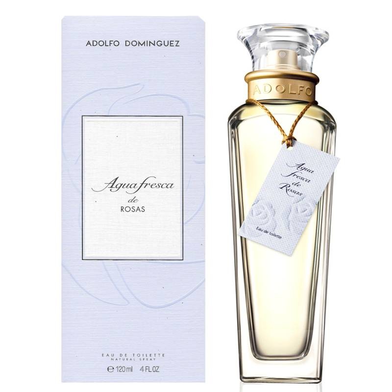 ADOLFO DOMÍNGUEZ - Agua Fresca De Rosas para mujer / 120 ml Eau De Toilette Spray