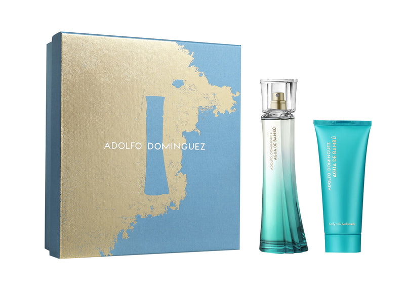 ADOLFO DOMÍNGUEZ - Agua de Bambú para mujer / SET - 100 ml Eau De Toilette Spray + 1 Regalo