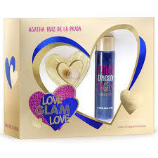AGATHA RUÍZ DE LA PRADA - Love Glam Love para mujer / SET - 100 ml Eau De Toilette Spray + 100 ml Shower Gel