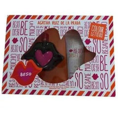 AGATHA RUÍZ DE LA PRADA - Beso para mujer / SET - 100 ml Eau De Toilette Spray + 1 Regalo