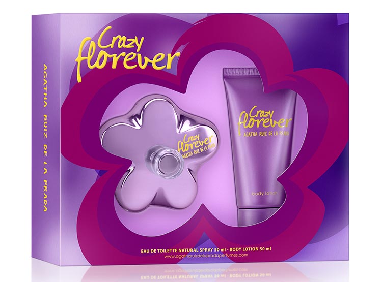 AGATHA RUÍZ DE LA PRADA - Crazy Florever para mujer / SET - 80 ml Eau De Toilette Spray + 75 ml Body Lotion