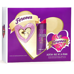 AGATHA RUÍZ DE LA PRADA - Love Forever Love para mujer / SET - 80 ml Eau De Toilette Spray + 1 Regalo