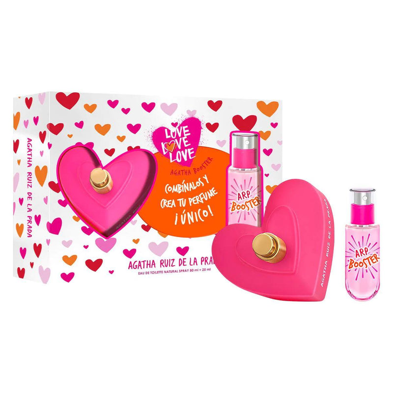 Love Love Love para mujer / SET - 80 ml Eau De Toilette Spray