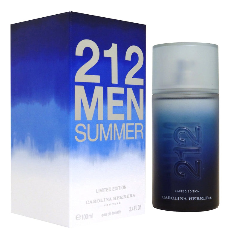 CAROLINA HERRERA - 212 Men Summer para hombre / 100 ml Eau De Toilette Spray