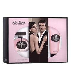 ANTONIO BANDERAS - Her Secret para mujer / SET - 80 ml Eau De Toilette Spray + 1 Regalo