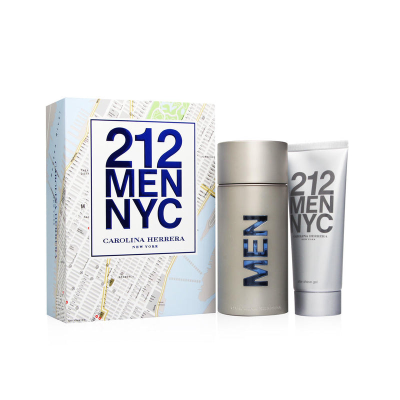 CAROLINA HERRERA - 212 Men NYC para hombre / SET - 100 ml Eau De Toilette Spray + 1 Regalo