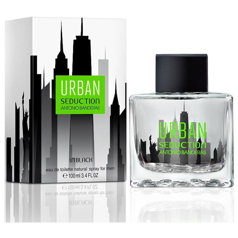 ANTONIO BANDERAS - Urban Seduction In Black para hombre / 100 ml Eau De Toilette Spray