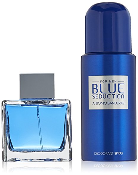 ANTONIO BANDERAS - Blue Seduction para hombre / SET - 100 ml Eau De Toilette Spray + 1 Regalo