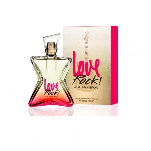 SHAKIRA - Shakira Love Rock para mujer / 80 ml Eau De Toilette Spray