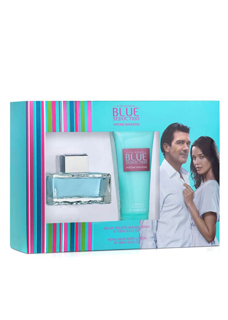 ANTONIO BANDERAS - Blue Seduction para mujer / SET - 100 ml Eau De Toilette Spray + 1 Regalo