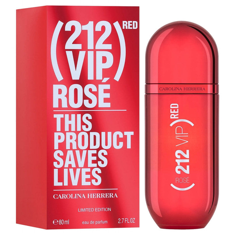 212 Vip Rosé (Red) para mujer / 80 ml Eau De Parfum Spray