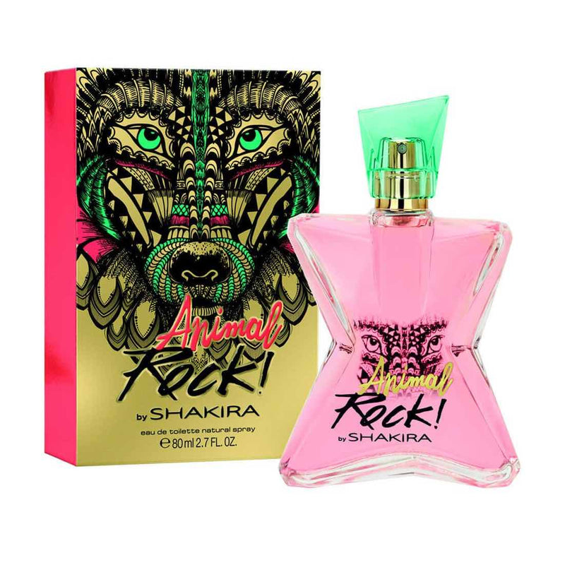 Shakira Animal Rock para mujer / 80 ml Eau De Toilette Spray