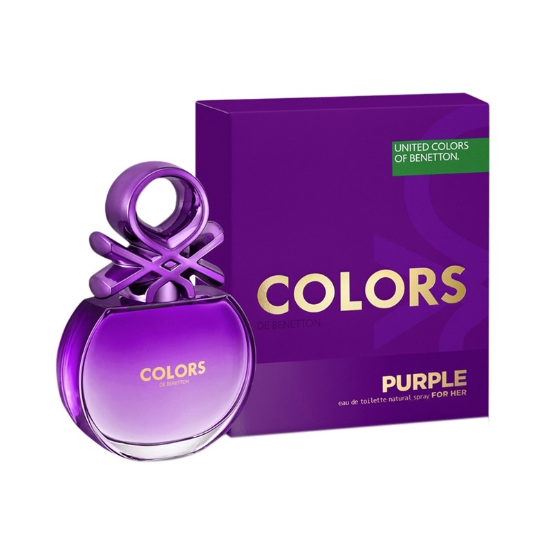 BENETTON - Colors Purple para mujer / 80 ml Eau De Toilette Spray