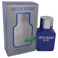 BENETTON - United Dreams Go Far (Super Dreams) para hombre / 100 ml Eau De Toilette Spray