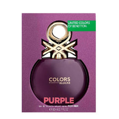 BENETTON - Colors Purple (blocks edition) para mujer / 80 ml Eau De Toilette Spray