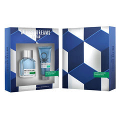 BENETTON - United Dreams Go Far para hombre / SET - 100 ml Eau De Toilette Spray + 75 ml After Shave