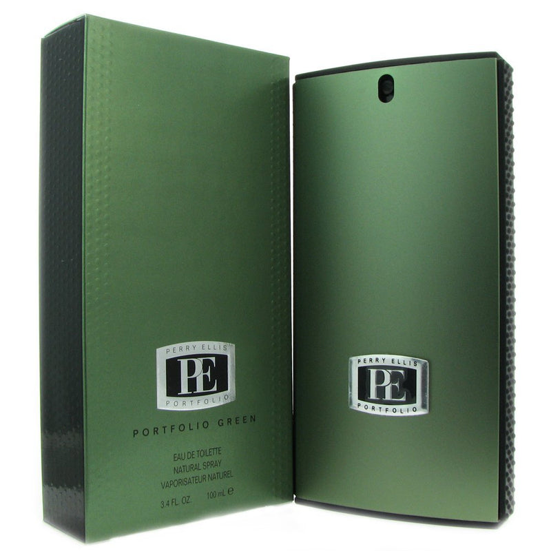 PERRY ELLIS - Portfolio Green para hombre / 100 ml Eau De Toilette Spray