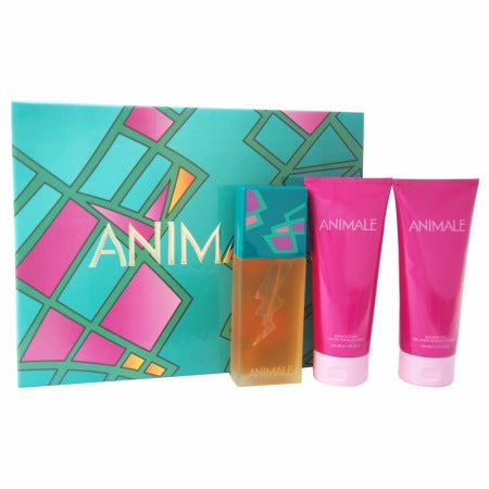 ANIMALE - Animale para mujer / SET - 100 ml Eau De Parfum Spray + 200 ml Body Lotion + 200 ml Shower Gel